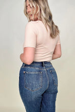 Load image into Gallery viewer, Judy Blue "Skyline" High Rise Bleach Splash Boyfriend Jeans
