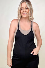 Load image into Gallery viewer, Straight Leg Jumpsuit With Pockets
