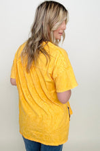Load image into Gallery viewer, Zenana Washed Shirring Back Short Sleeve Top
