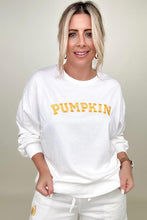 Load image into Gallery viewer, PUMPKIN Graphic Sweatshirt And Shorts Set
