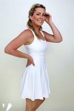 Load image into Gallery viewer, Fawnfit 3 in 1 Athleisure Mini Tank Dress with Built-in Bra &amp; Shorts
