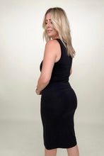 Load image into Gallery viewer, Zenana Cotton V-Neck Midi Tank Dress
