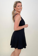 Load image into Gallery viewer, Fawnfit 3 in 1 Athleisure Mini Tank Dress with Built-in Bra &amp; Shorts

