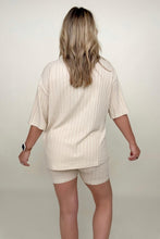 Load image into Gallery viewer, Ribbed Relaxed Fit Two Piece Bike Short Set
