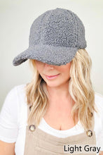 Load image into Gallery viewer, Teddy Fleece Baseball Cap

