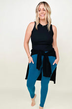 Load image into Gallery viewer, Zenana Cotton Wide Waistband Pocket Leggings
