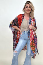 Load image into Gallery viewer, Leto Boho Floral Patchwork Kimono
