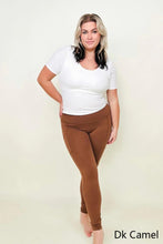 Load image into Gallery viewer, Zenana Cotton Wide Waistband Pocket Leggings
