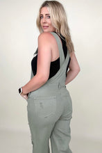Load image into Gallery viewer, Risen High Rise Distressed Straight Overalls
