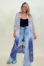 Load image into Gallery viewer, Leto Ombre Bohemian Lace Kimono
