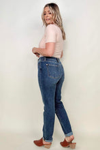 Load image into Gallery viewer, Judy Blue "Skyline" High Rise Bleach Splash Boyfriend Jeans
