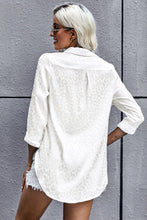 Load image into Gallery viewer, Turn-Down Collar Embossed Button Shirt
