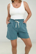 Load image into Gallery viewer, Zenana "April" Gauze Drawstring Waist Shorts
