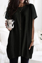 Load image into Gallery viewer, Side Pockets Short Sleeve Tunic Top
