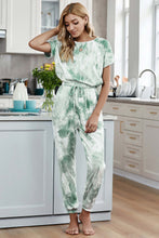 Load image into Gallery viewer, Tie-Dye Knit Jumpsuit with Pockets
