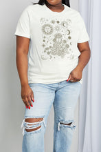 Load image into Gallery viewer, Simply Love Full Size Celestial Graphic Short Sleeve Cotton Tee
