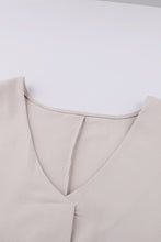 Load image into Gallery viewer, V Neck 3/4 Sleeve High Low Hem Shirt
