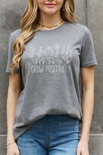 Load image into Gallery viewer, Simply Love GROW POSITIVITY Graphic Cotton Tee
