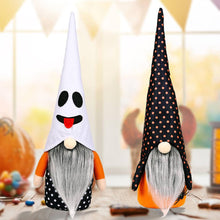 Load image into Gallery viewer, Halloween Decoration Pointed Hat Gnome Ornament
