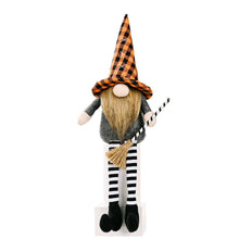 Load image into Gallery viewer, Halloween Decoration Witch Hat Gnome Ornament
