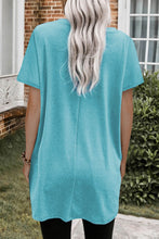Load image into Gallery viewer, Side Pockets Short Sleeve Tunic Top
