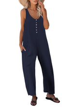 Load image into Gallery viewer, Pocketed Thermal Sleeveless Jumpsuit
