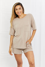 Load image into Gallery viewer, Zenana Lazy Days Full Size Loose Fit Shirt and Shorts Set
