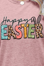 Load image into Gallery viewer, HAPPY EASTER Graphic Round Neck Tee Shirt
