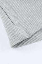 Load image into Gallery viewer, Crewneck Buttons Ribbed Knit Long Sleeve Top
