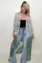 Load image into Gallery viewer, Leto Ombre Bohemian Lace Kimono
