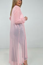 Load image into Gallery viewer, Zenana "Eden" Mesh Long Sleeve Duster Kimono
