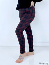 Load image into Gallery viewer, Zenana Ponte Plaid Pull-On Stretch Skinny Pants
