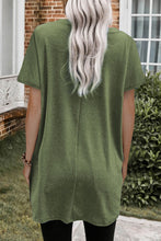 Load image into Gallery viewer, Side Pockets Short Sleeve Tunic Top

