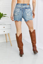 Load image into Gallery viewer, Judy Blue Full Size Raw Hem Denim Shorts
