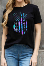 Load image into Gallery viewer, Simply Love Full Size NEVER GIVE UP Graphic Cotton Tee
