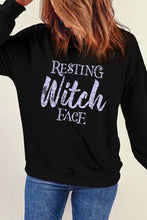 Load image into Gallery viewer, RESTING Witch FACE Graphic Pullover Sweatshirt
