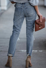 Load image into Gallery viewer, Easter Leopard Patch Bunny Graphic Jeans
