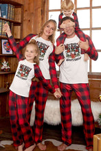Load image into Gallery viewer, MERRY EVERYTHING Graphic Top and Plaid Pants Set
