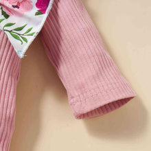 Load image into Gallery viewer, Floral Ruffle Trim Bodysuit and Bloomers Set
