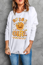 Load image into Gallery viewer, Spice Girl Halloween Pumpkin Graphic Sweatshirt
