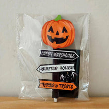 Load image into Gallery viewer, Halloween Decoration Pumpkin Letters Wooden Ornament
