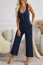 Load image into Gallery viewer, Pocketed Thermal Sleeveless Jumpsuit
