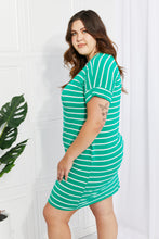 Load image into Gallery viewer, Zenana Springtime Sunshine Full Size Striped T-Shirt Dress
