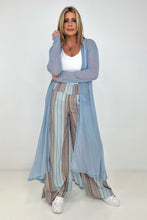 Load image into Gallery viewer, Zenana "Eden" Mesh Long Sleeve Duster Kimono
