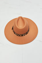 Load image into Gallery viewer, Fame In The Wild Leopard Detail Fedora Hat
