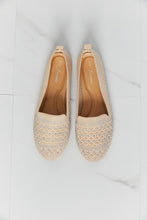 Load image into Gallery viewer, Forever Link Rhinestone Flats in Beige
