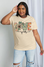 Load image into Gallery viewer, Simply Love Full Size LOVE YOURSELF Graphic Cotton Tee
