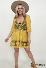 Load image into Gallery viewer, White Birch Half Sleeve Lace Cover up
