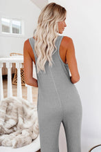 Load image into Gallery viewer, Pocketed Thermal Sleeveless Jumpsuit
