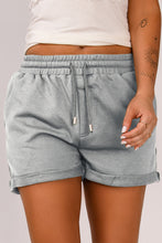 Load image into Gallery viewer, Drawstring Waist Cuffed Shorts
